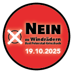 Nein zu Windrädern in Bad Peterstal-Griesbach Logo